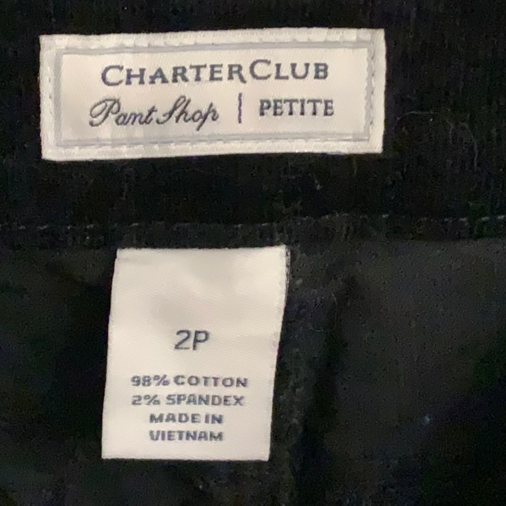 Black pinwale corduroy pants